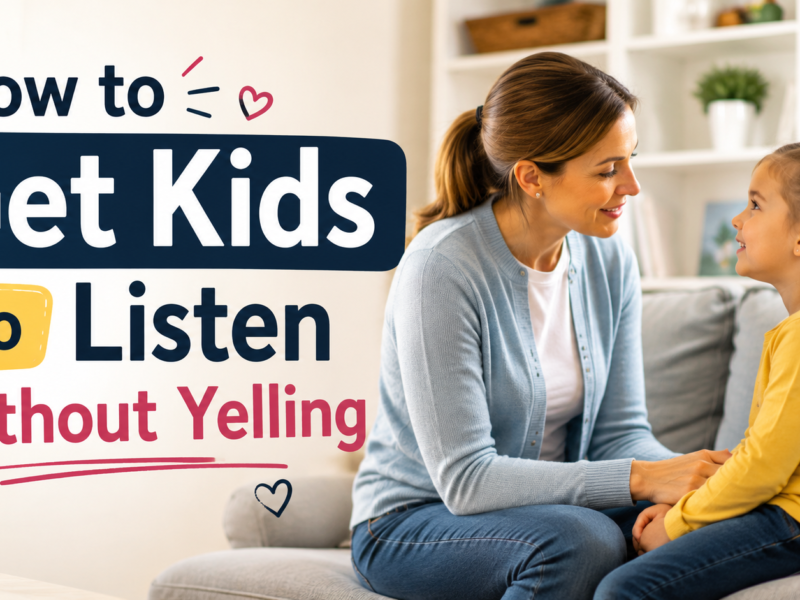 How to Get Kids to Listen Without Yelling